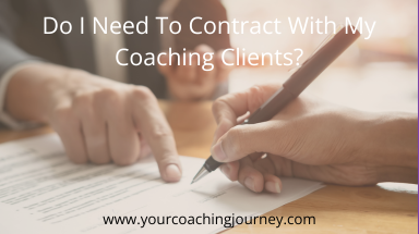 coaching contract